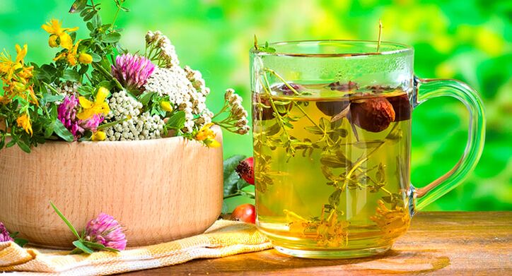 herbal tea para sa paggamot ng hip arthrosis